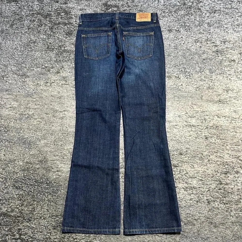Levis 515 Nouveau Bootcut Jeans Womens 6 (31x32) Blue‎ Low Rise Western Y2K
